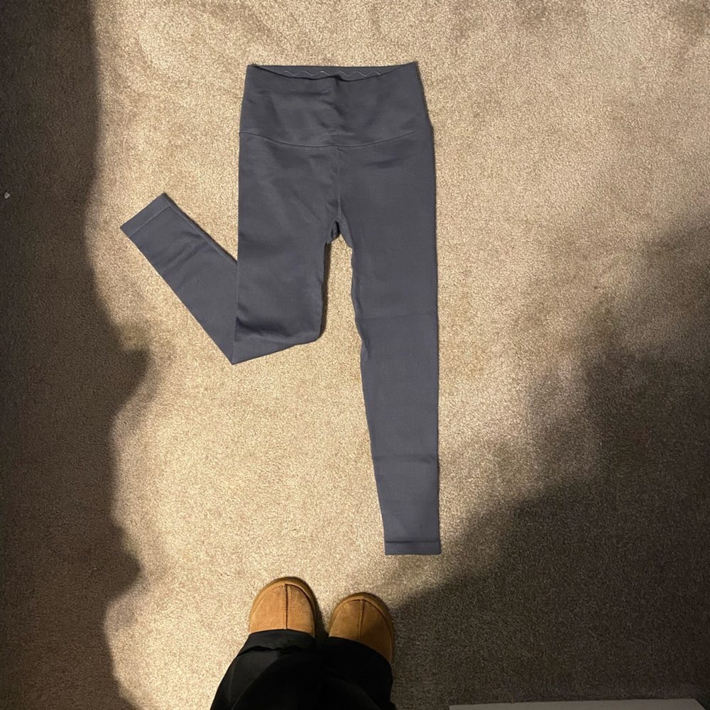 Spiritual Gangster Gray High-Waisted Leggings